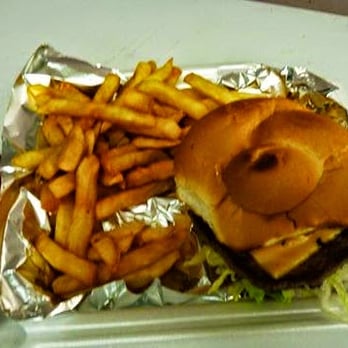 South Wedge Hots and Subs - a hamburger and fries - American Near Me - Rochester, New York South Wedge Hots and Subs - a hamburger and fries - American Near Me - Rochester, New York