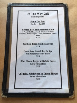 Menu photo 5 On The Way Cafe Rye, NY Menu photo 5 On The Way Cafe Rye, NY
