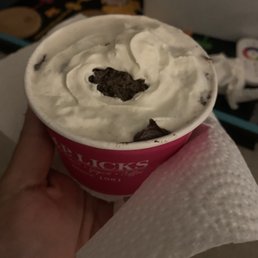 I ask for whip cream this what I get lol