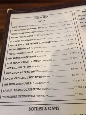 Menu photo 2 Chapter House Howell, NJ