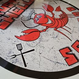 a lobster on the table