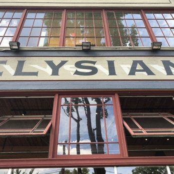 Elysian Brewing - Capitol Hill - Operable Windows and the sign - Brewpubs Near Me - Seattle, Washington