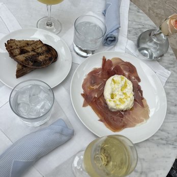 Cara Restaurant - Burrata & prosciutto - New American Near Me - Los Angeles, California Cara Restaurant - Burrata & prosciutto - New American Near Me - Los Angeles, California