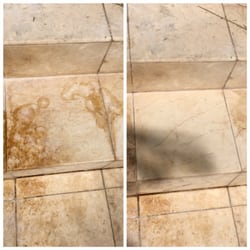 Z Floor Cleaning & Whirlaway Systems of Hawaii - Before and after restoration
