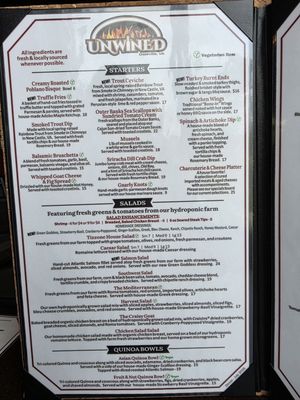 Menu photo 6 Unwined Daleville, VA Menu photo 6 Unwined Daleville, VA