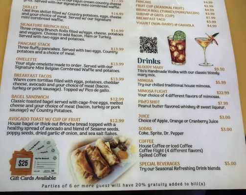 Menu photo 4 Up For Brunch Shreveport, LA