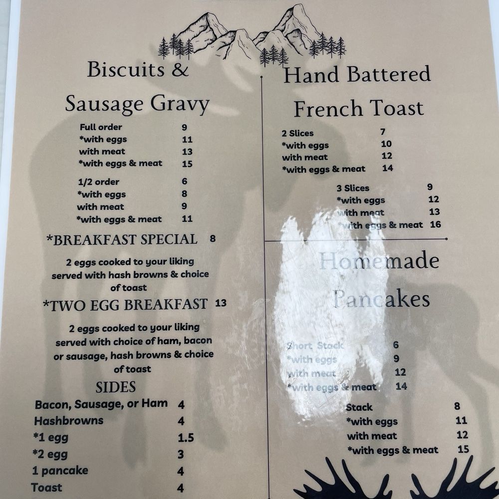 Breakfast Menu (F) Breakfast Menu (F)
