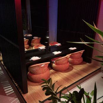 Sushi Sake - Some of their seating towards the back so cute - Sushi Bars Near Me - Naples, Florida