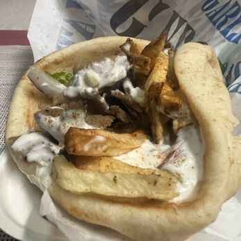Nick The Greek - Beef/Lamb Gyro Pita Combo - Greek Near Me - Elk Grove, California