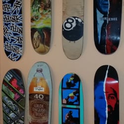 Kingpin Skate Shop - My miscellaneous wall...