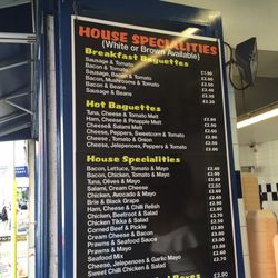 Jacks Baked Potato Bar - Menu