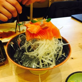 Umezushi - Salmon sashimi - Japanese Near Me - Manchester, XGM
