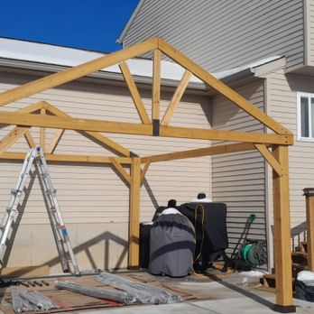Borrow A Hubbie Handyman Services - Framing up.the 13x15 cedar gazebo from wayfair - Handyman Near Me Borrow A Hubbie Handyman Services - Framing up.the 13x15 cedar gazebo from wayfair - Handyman Near Me