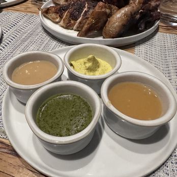 Mama Bird - Chimichurri Sauce Vadouvan Curry Sauce Smoked Garlic Miso Sauce spicy Pineapple Sauce - Chicken Shop Near Me - Portland, Oregon Mama Bird - Chimichurri Sauce Vadouvan Curry Sauce Smoked Garlic Miso Sauce spicy Pineapple Sauce - Chicken Shop Near Me - Portland, Oregon