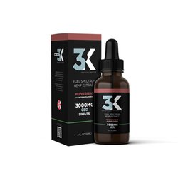 CBD3K - 3000mg Full Spectrum CBD Oil - Peppermint