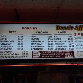 Donair Affair - Menu - Middle Eastern Near Me - Port Coquitlam, British Columbia Donair Affair - Menu - Middle Eastern Near Me - Port Coquitlam, British Columbia