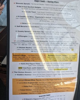 Menu photo 6 Roberto's Real American Tavern East Windsor, CT Menu photo 6 Roberto's Real American Tavern East Windsor, CT