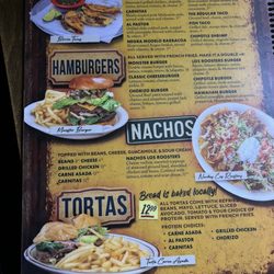 Los Roosters updated menu 11/28/25