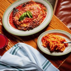 Chicken Parm w Spaghetti