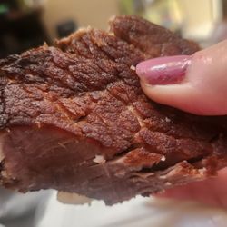 George's Steakhouse Bar & Grill - Dry, tough prime rib, cold fatty ribs