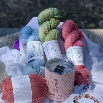 Ritual Dyes - My purchases from today, and so excited for four new projects. - Knitting Supplies Near Me - Portland, Oregon Ritual Dyes - My purchases from today, and so excited for four new projects. - Knitting Supplies Near Me - Portland, Oregon