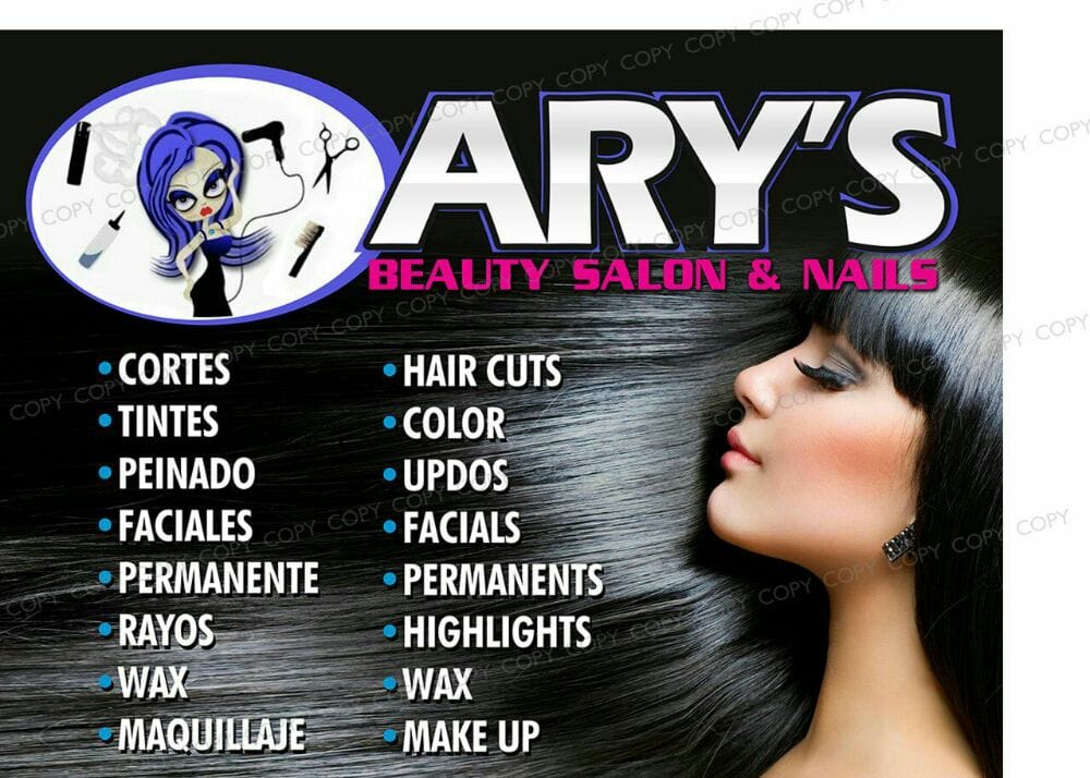 Ary's Beauty Salon & Nails Logo