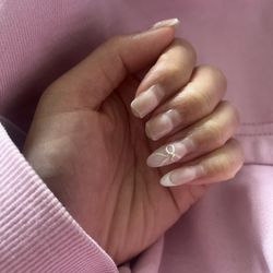 Dazzling Nail Care - Broken nails on left hand