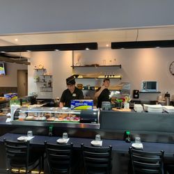Mio Sushi -Cedar Mill - Sushi chef, making delicious rolls!