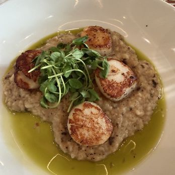 Fleming’s Prime Steakhouse & Wine Bar - Jumbo Scallops with Wild Mushroom Risotto - Steakhouses Near Me - Pasadena, California Fleming’s Prime Steakhouse & Wine Bar - Jumbo Scallops with Wild Mushroom Risotto - Steakhouses Near Me - Pasadena, California
