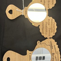 Shelissa’s Crafts & Laser Engraving - Affirmation Mirror girl and boy