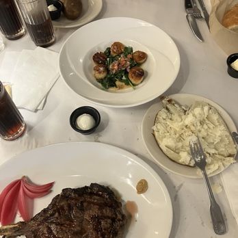 Gino's Prime and Surf - Dyer - Bone-in rib eye and seared sea scallops - Steakhouses Near Me - Dyer, Indiana Gino's Prime and Surf - Dyer - Bone-in rib eye and seared sea scallops - Steakhouses Near Me - Dyer, Indiana