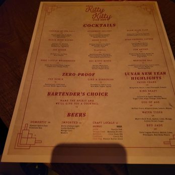 Here Kitty Kitty - Menu - Speakeasies Near Me - Las Vegas, Nevada Here Kitty Kitty - Menu - Speakeasies Near Me - Las Vegas, Nevada