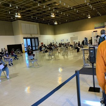 Cal Expo - Lots of room for everyone to sit and wait 15 minutes to make sure there are no reactions to the shot - Venues & Event Spaces Near Me - Sacramento, California
