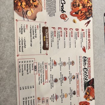 H Crab - Menu   Ig:feed_ally - Cajun/Creole Near Me - Flushing, New York