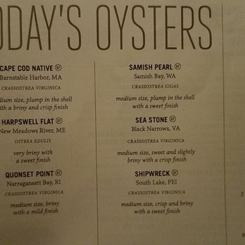 Old Ebbitt Grill - The cape code oyster was amazing... with a sweet and briny finish - Bars Near Me - Washington, DC, District of Columbia Old Ebbitt Grill - The cape code oyster was amazing... with a sweet and briny finish - Bars Near Me - Washington, DC, District of Columbia