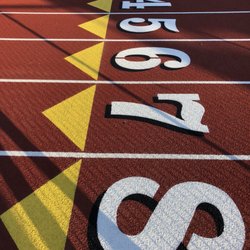 Corning Union High School District - Lane numbers on the new track!