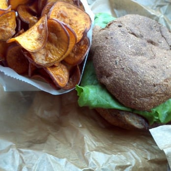 Evolution Fast Food - Pesto Burger - Vegetarian Near Me - San Diego, California