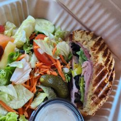 Jantz Cafe & Bakery - Italian panini, salad, and fruit!