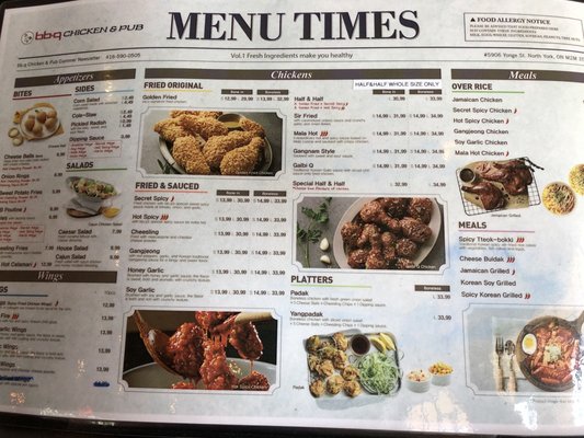 Menu photo 6 bb.q Chicken&Pub Toronto, ON Menu photo 6 bb.q Chicken&Pub Toronto, ON