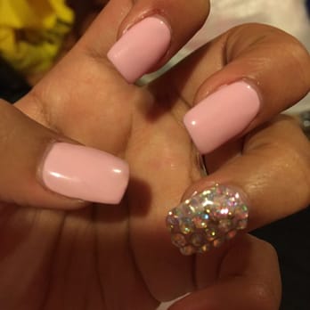 Pro Nails - Cut my finger & thumb... Odd & wrong rhinestones/placement... - Nail Salons Near Me - Baldwin Park, California Pro Nails - Cut my finger & thumb... Odd & wrong rhinestones/placement... - Nail Salons Near Me - Baldwin Park, California