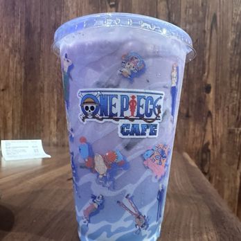One Piece Cafe - Gum-Gum Ube Horchata - Themed Cafes Near Me - Los Angeles, California