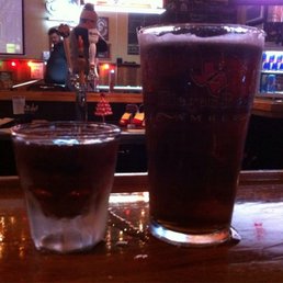 Ice cold draft beer ... Yum! ... With a Blacktooth shot in honor of Dimebag Darrell Abbott's (Pantera) death 12 years last night 12/08/16 Ice cold draft beer ... Yum! ... With a Blacktooth shot in honor of Dimebag Darrell Abbott's (Pantera) death 12 years last night 12/08/16