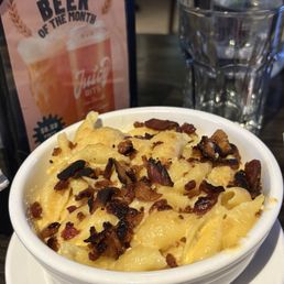 BAKED MAC & CHEESE added bacon BAKED MAC & CHEESE added bacon