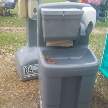Elberta German Sausage Festival - hand washing and sanitizing stations everywhere! - Festivals Near Me - Elberta, Alabama