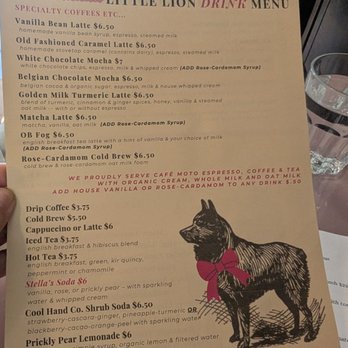 Little Lion Cafe - Menu 2025 - Cafes Near Me - San Diego, California