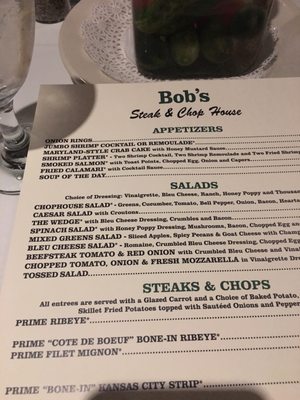 Menu photo 8 Bob's Steak & Chop House - Amelia Island Fernandina Beach, FL Menu photo 8 Bob's Steak & Chop House - Amelia Island Fernandina Beach, FL