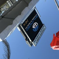 Coggan Family Aquatic Complex - Coggan sign