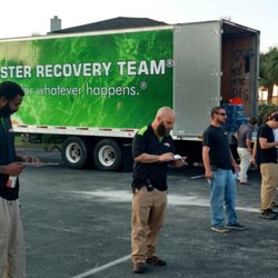 SERVPRO of Carrollton - Getting ready to start our day on the road. This is some of our crew helping clean up damage from Hurricane Florence.