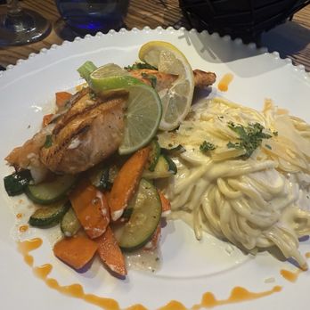 Bella Vita - SALMONE w/pasta vs mash - Italian Near Me - Las Vegas, Nevada Bella Vita - SALMONE w/pasta vs mash - Italian Near Me - Las Vegas, Nevada