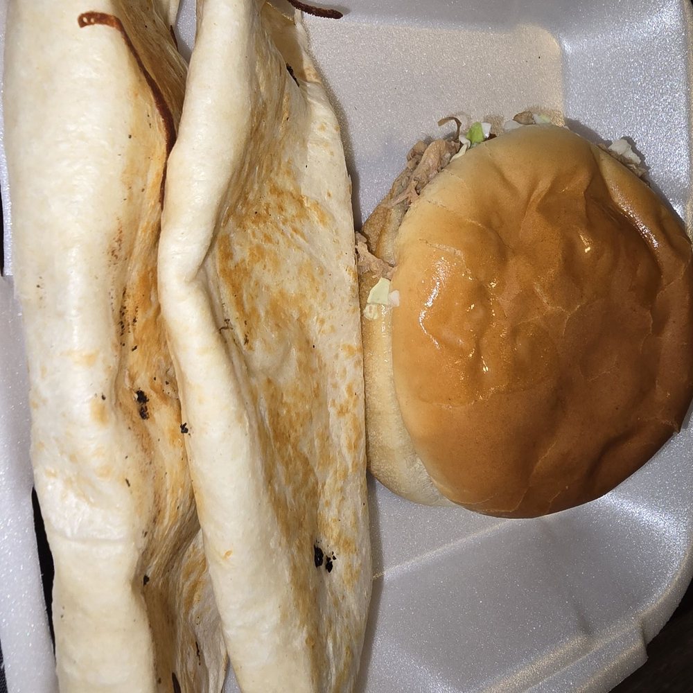 The BBQ Sandwich with Chicken Quesadillas The BBQ Sandwich with Chicken Quesadillas